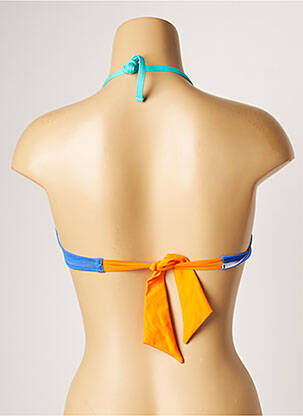 Haut de maillot de bain stretch haut soutien-gorge avec mousse de rembourrage amovible bleu BANANA MOON femme