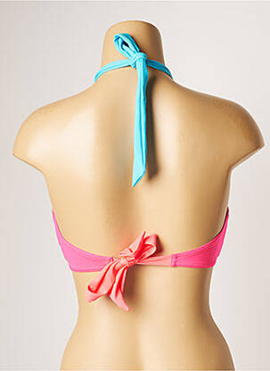 Haut de maillot de bain stretch haut bandeau rose BANANA MOON femme