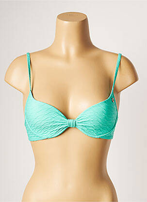Haut de maillot de bain stretch haut soutien-gorge emboitant vert BANANA MOON femme