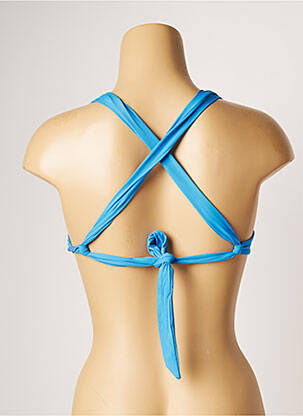 Haut de maillot de bain stretch haut soutien-gorge emboitant bleu BANANA MOON femme