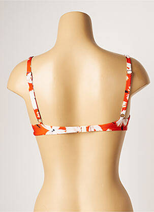 Haut de maillot de bain stretch haut soutien-gorge emboitant orange BANANA MOON femme