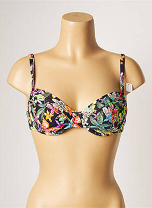 Haut de maillot de bain stretch haut soutien-gorge emboitant noir BANANA MOON femme
