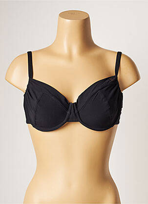 Haut de maillot de bain stretch haut soutien-gorge emboitant noir BANANA MOON femme