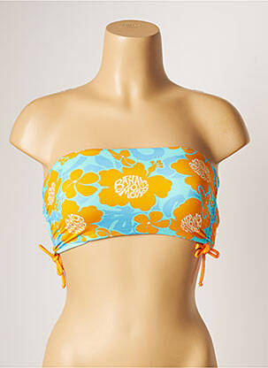 Haut de maillot de bain stretch haut bandeau orange BANANA MOON femme