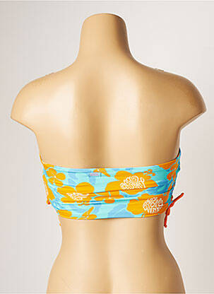 Haut de maillot de bain stretch haut bandeau orange BANANA MOON femme