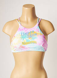 Haut de maillot de bain stretch brassieres rose BANANA MOON femme