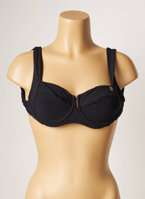 Haut de maillot de bain stretch haut soutien-gorge emboitant noir BANANA MOON femme