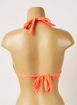 Haut de maillot de bain fermeture liens à nouer haut soutien-gorge push-up rose BANANA MOON femme