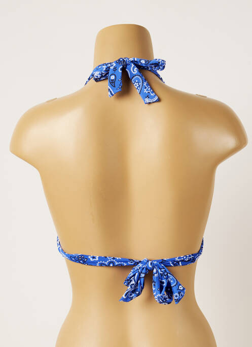 Haut de maillot de bain bleu BANANA MOON pour femme