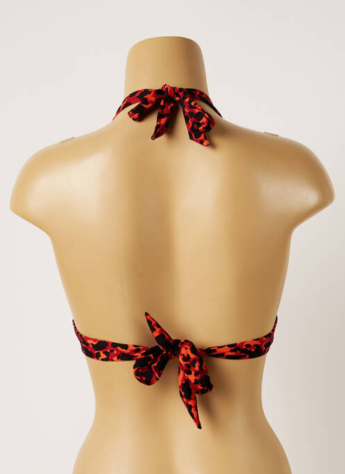 Haut de maillot de bain rouge BANANA MOON pour femme