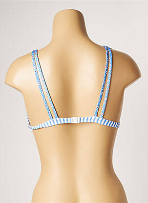 Haut de maillot de bain stretch haut soutien-gorge avec mousse de rembourrage amovible bleu BANANA MOON femme
