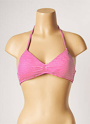Haut de maillot de bain stretch haut soutien-gorge avec mousse de rembourrage amovible rose BANANA MOON femme