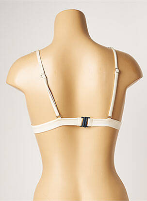 Haut de maillot de bain stretch haut soutien-gorge avec mousse de rembourrage amovible beige BANANA MOON femme