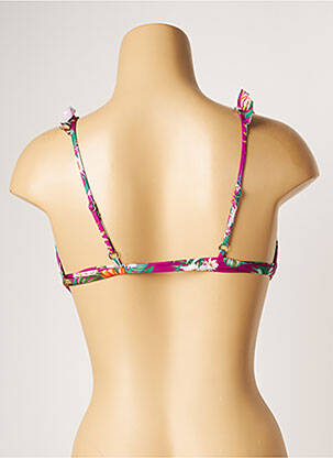 Haut de maillot de bain stretch haut soutien-gorge avec mousse de rembourrage amovible violet BANANA MOON femme
