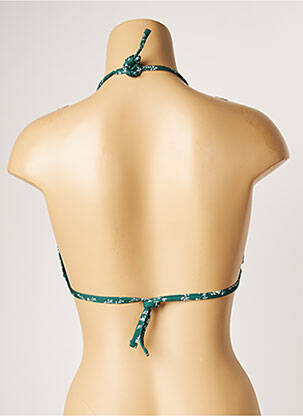 Haut de maillot de bain stretch haut soutien-gorge avec mousse de rembourrage amovible vert BANANA MOON femme