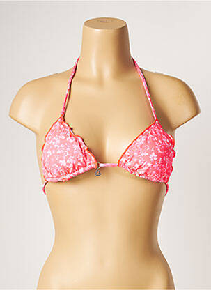 Haut de maillot de bain stretch haut soutien-gorge avec mousse de rembourrage amovible rose BANANA MOON femme