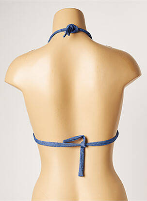 Haut de maillot de bain stretch haut soutien-gorge avec mousse de rembourrage amovible bleu BANANA MOON femme