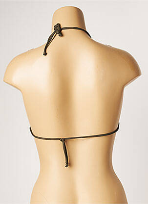 Haut de maillot de bain stretch haut soutien-gorge avec mousse de rembourrage amovible vert BANANA MOON femme