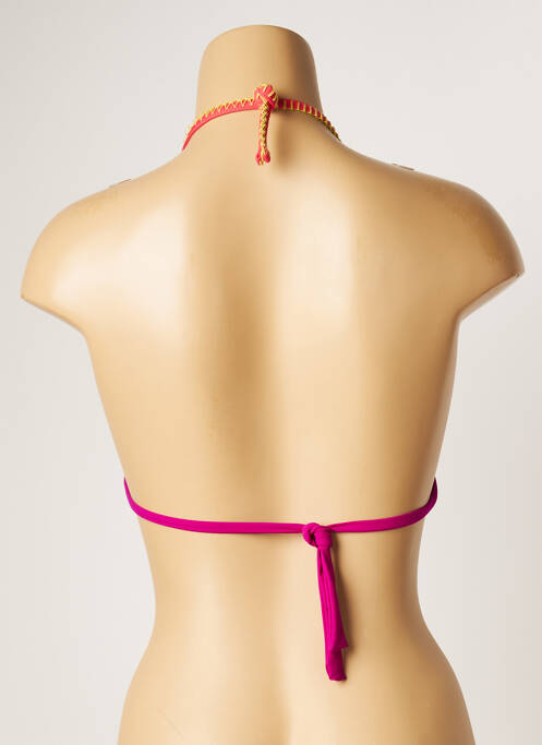 Haut de maillot de bain stretch haut soutien-gorge avec mousse de rembourrage amovible bleu BANANA MOON femme