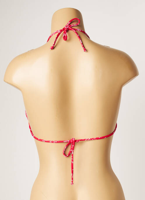Haut de maillot de bain rouge BANANA MOON pour femme