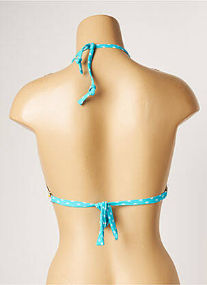 Haut de maillot de bain stretch haut soutien-gorge avec mousse de rembourrage amovible bleu BANANA MOON femme