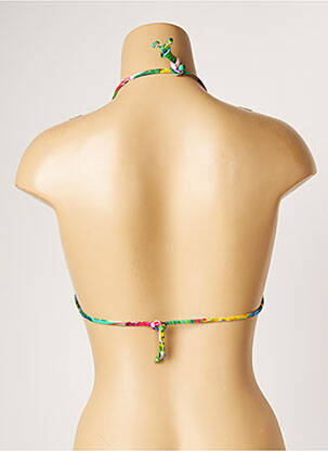 Haut de maillot de bain stretch haut soutien-gorge avec mousse de rembourrage amovible vert BANANA MOON femme
