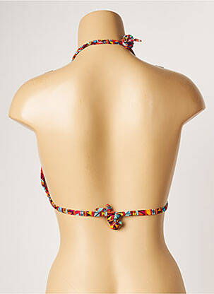 Haut de maillot de bain stretch haut soutien-gorge avec mousse de rembourrage amovible orange BANANA MOON femme