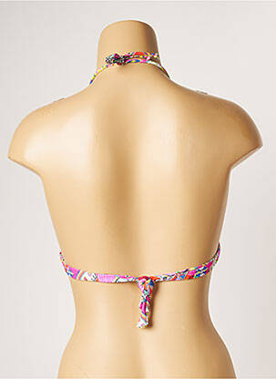 Haut de maillot de bain stretch haut soutien-gorge avec mousse de rembourrage amovible blanc BANANA MOON femme