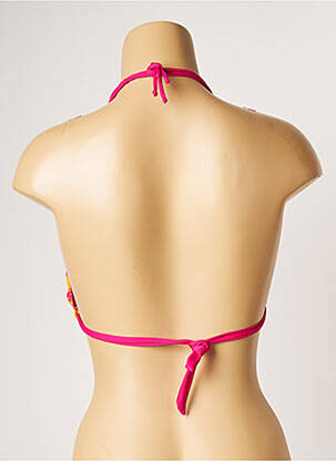 Haut de maillot de bain stretch haut soutien-gorge avec mousse de rembourrage amovible jaune BANANA MOON femme