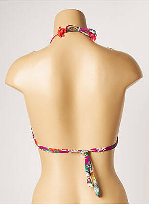 Haut de maillot de bain stretch haut soutien-gorge avec mousse de rembourrage amovible violet BANANA MOON femme