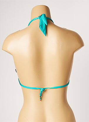Haut de maillot de bain stretch haut soutien-gorge avec mousse de rembourrage amovible bleu BANANA MOON femme