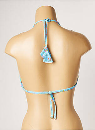 Haut de maillot de bain stretch haut soutien-gorge avec mousse de rembourrage amovible bleu BANANA MOON femme