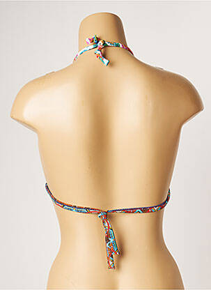 Haut de maillot de bain stretch haut soutien-gorge avec mousse de rembourrage amovible bleu BANANA MOON femme