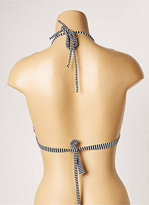 Haut de maillot de bain stretch haut soutien-gorge avec mousse de rembourrage amovible noir BANANA MOON femme
