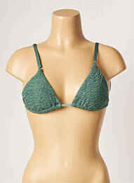 Haut de maillot de bain stretch haut soutien-gorge avec mousse de rembourrage amovible vert BANANA MOON femme
