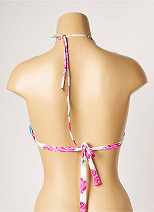 Haut de maillot de bain stretch haut soutien-gorge avec mousse de rembourrage amovible bleu BANANA MOON femme