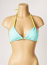 Haut de maillot de bain stretch haut soutien-gorge avec mousse de rembourrage amovible bleu BANANA MOON femme