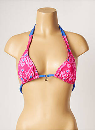 Haut de maillot de bain stretch haut soutien-gorge avec mousse de rembourrage amovible rose BANANA MOON femme