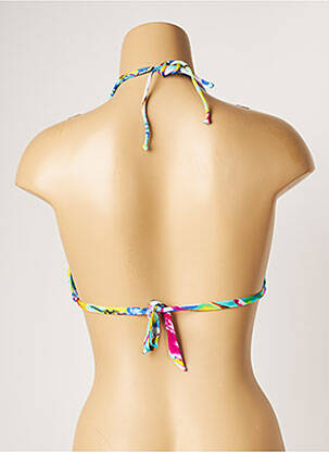 Haut de maillot de bain stretch haut soutien-gorge avec mousse de rembourrage amovible bleu BANANA MOON femme