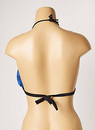 Haut de maillot de bain stretch haut soutien-gorge avec mousse de rembourrage amovible bleu BANANA MOON femme