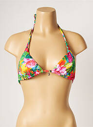 Haut de maillot de bain stretch haut soutien-gorge avec mousse de rembourrage amovible rose BANANA MOON femme
