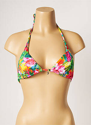 Haut de maillot de bain stretch haut soutien-gorge avec mousse de rembourrage amovible rose BANANA MOON femme