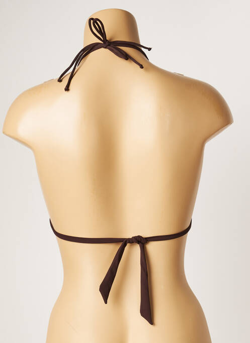 Haut de maillot de bain marron BANANA MOON pour femme