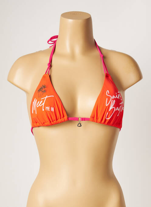 Haut de maillot de bain orange BANANA MOON pour femme