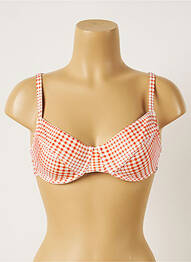 Haut de maillot de bain stretch haut soutien-gorge balconnet orange BANANA MOON femme
