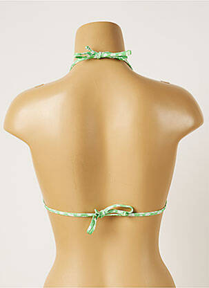Haut de maillot de bain stretch haut soutien-gorge avec mousse de rembourrage amovible vert BANANA MOON femme