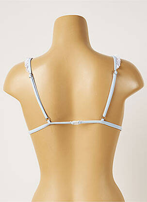 Haut de maillot de bain stretch haut soutien-gorge avec mousse de rembourrage amovible bleu BANANA MOON femme
