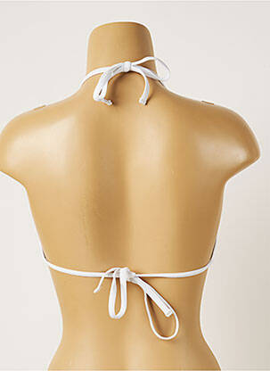 Haut de maillot de bain stretch haut soutien-gorge avec mousse de rembourrage amovible blanc BANANA MOON femme