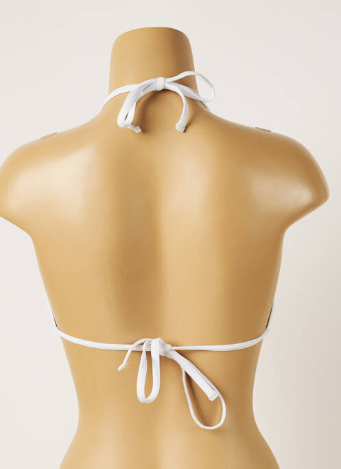 Haut de maillot de bain blanc BANANA MOON pour femme