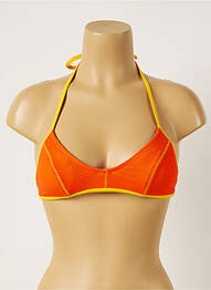 Haut de maillot de bain stretch haut soutien-gorge avec mousse de rembourrage amovible orange BANANA MOON femme